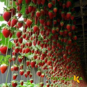 Клубника ампельная Анастасия купить по цене от 370р. в интернет-магазине «Посадика» с доставкой почтой в в Мценске и по всей России – [изображение №1].