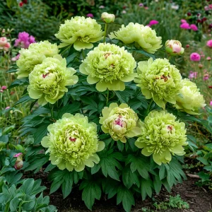 Пион Зеленые Бобы купить по цене от 610р. в интернет-магазине «Посадика» с доставкой почтой в в Мценске и по всей России – [изображение №1].