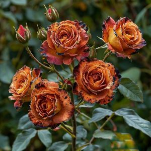 Роза плетистая Оранжевый Бриллиант купить по цене от 450р. в интернет-магазине «Посадика» с доставкой почтой в в Мценске и по всей России – [изображение №1].